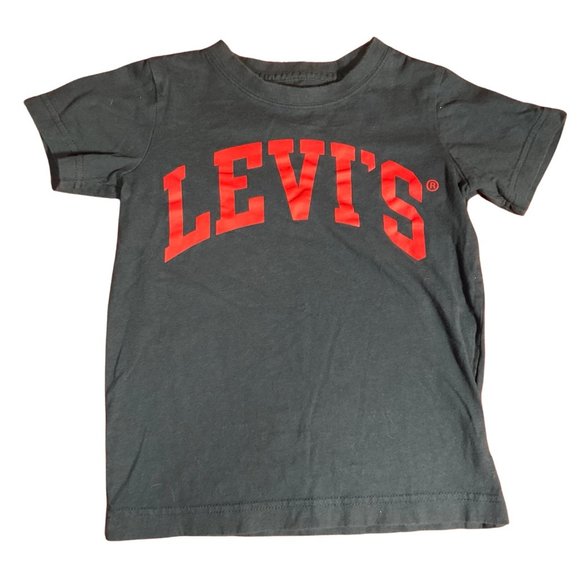 Levi's Other - 👣 5/$25 - Navy/Red Tee w/ Brand Logo